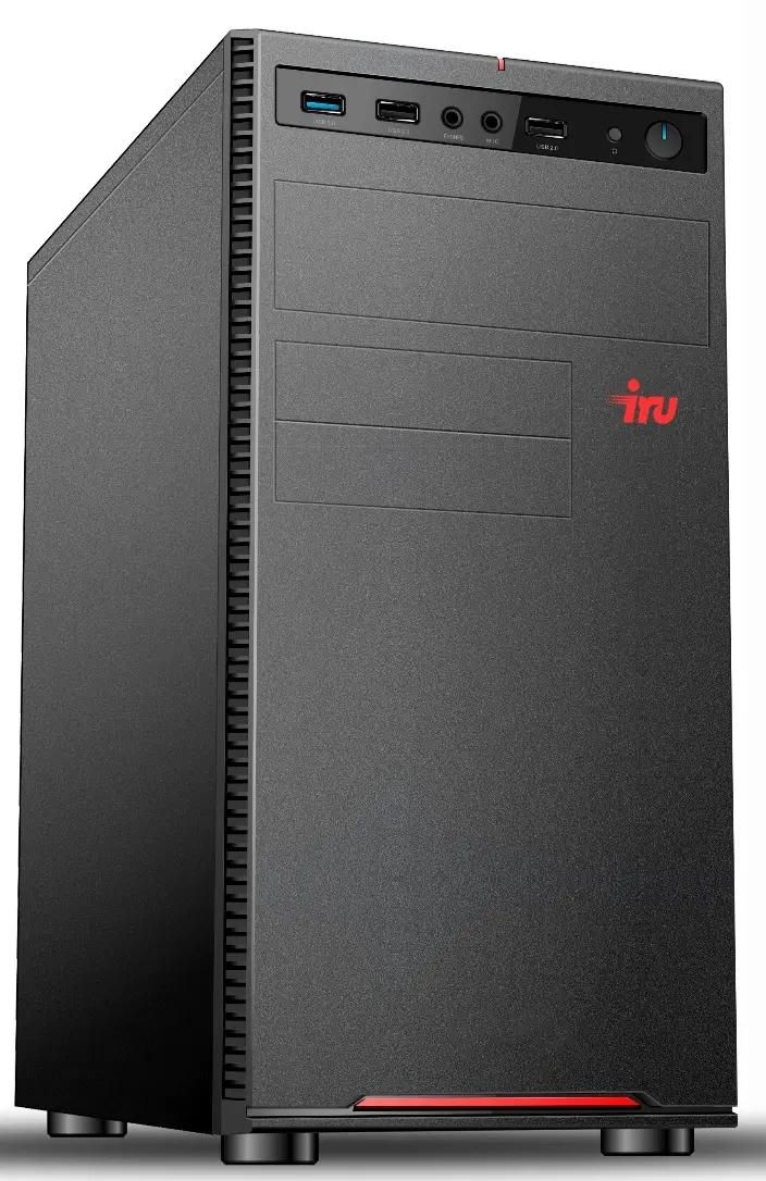 Компьютер iRU Home 320A5SE,  AMD Ryzen 3 PRO 4350G,  DDR4 8ГБ, 256ГБ(SSD),  AMD Radeon Graphics,  FreeDOS,  черный [2007103]